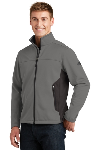 The North Face Ridgewall Adult Unisex 100% Recycled Polyester Soft Shell Full Zip Jacket With Pockets